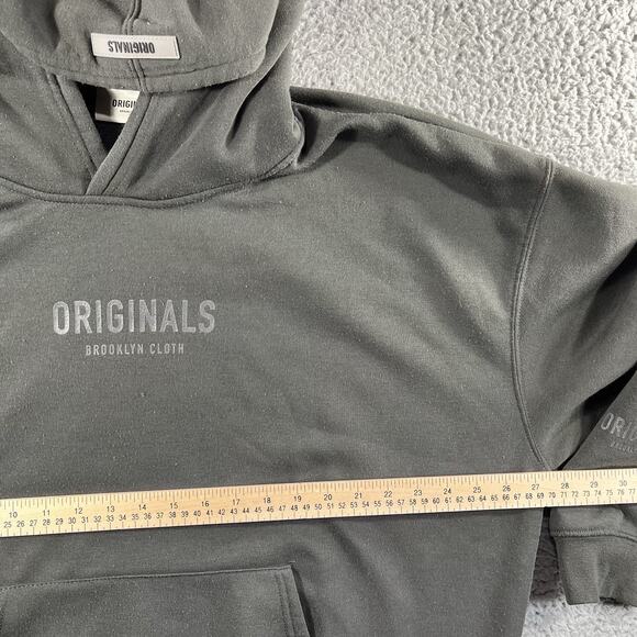 ORIGINALS BROOKLYN CLOTH HOODIE MENS LARGR PULLOVER SWEATSHIRT LONG SLEEVE HOOD - Picture 7 of 10